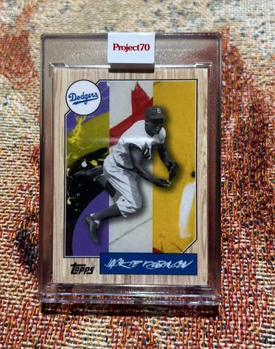 Topps Project 70 1987 Jackie Robinson By Futura Card