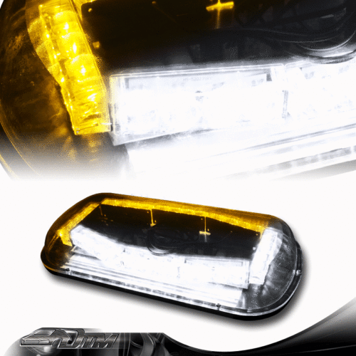 32 LED Ámbar/Blanco Magnético Techo Señal de Emergencia Flash Remolcador Luz Estroboscópica E - Imagen 1 de 3
