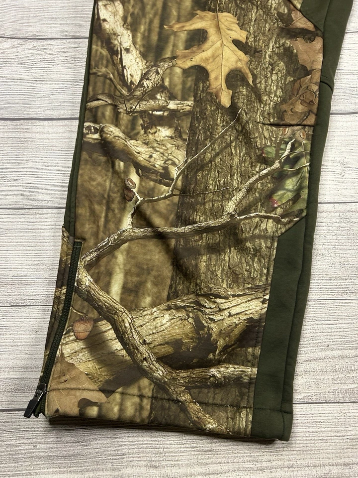 Under Armour Scent Control Coldgear Infrared Camo Pants Sz 44 Mossy Oak Hunting - Image 4 of 4