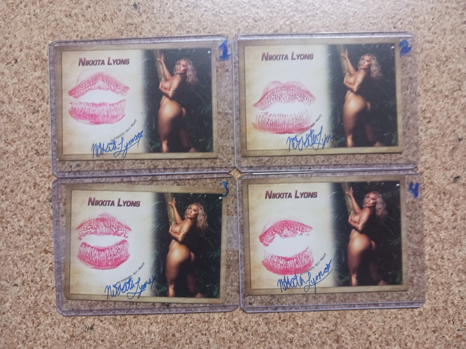 Nikkita Lyons Hand Signed & Kissed Authentic Card Sexy WWE NXT Autograph  Model | eBay