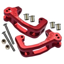 GPM Racing Aluminum 7075-T6 Front C Hubs Red : 1/8 Sledge