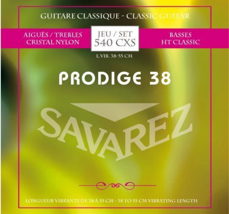 Savarez 540CXS Prodige 38, Nylonsaiten für 1/8,1/4 oder 1/2 Gitarre