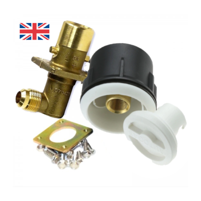 Staffa Per Valvola Di Riempimento GPL HK-Flat 90° L=164mm - Foto 2