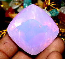 Cuscino opale rosa naturale 136,10 ct Welo certificato australiano pietra preziosa non trattata