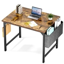  Computer Small Office Desk 32 Inch Student Kids 32-Inch Basic Rustic Brown