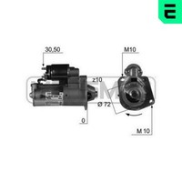 ERA Anlasser Starter 1.4Kw FüR Ford Focus II Kuga I Volvo V50 C70 Cabriolet