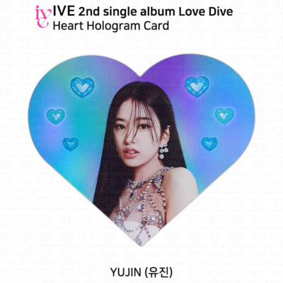 IVE 2nd Single Album Love Dive Official Photocard Hologram Card