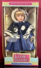 Classic Treasures Special Edition Collectible Doll 16" Fine Bisque Porcelain NIB