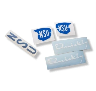 NSU Quickly N S Urquickly * SET ADESIVI * sticker logo decalcomanie