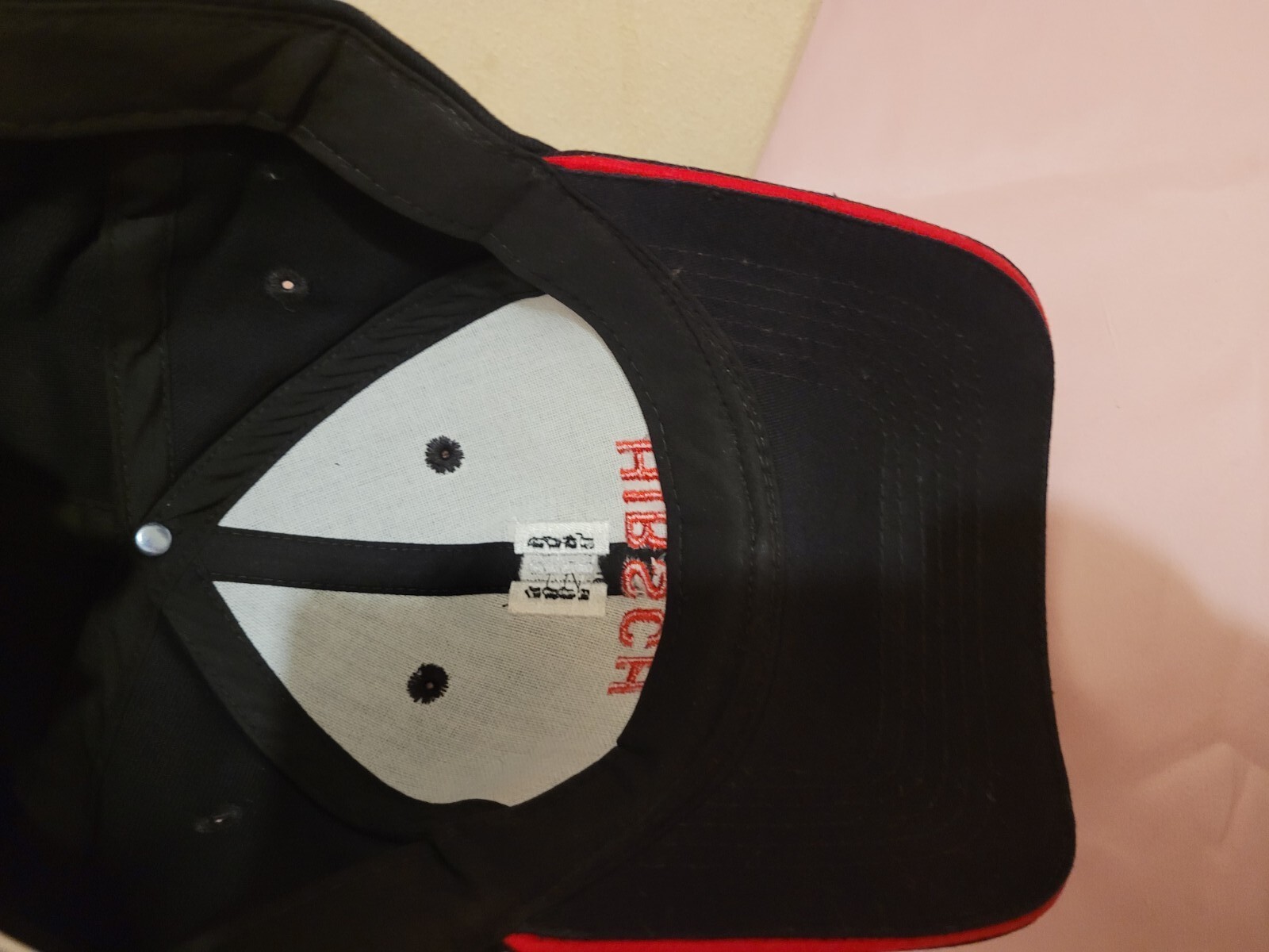 Hirsch Electronics Hat Cap Adjustable Black Red O… - image 10