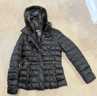 Women's  GEOX   Puffer Down black Belt Jacket Coat 4