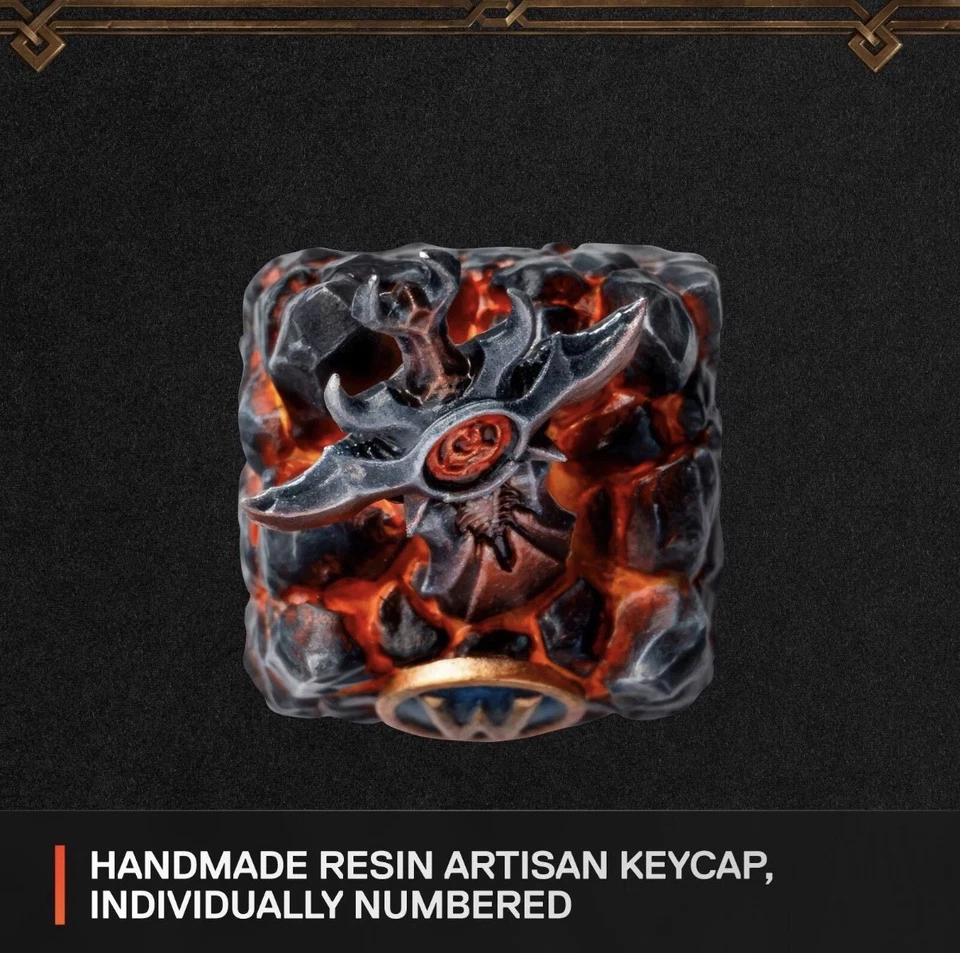 SteelSeries - Artisan Keycap World of Warcraft Edition - Lava Red - Image 2 of 4