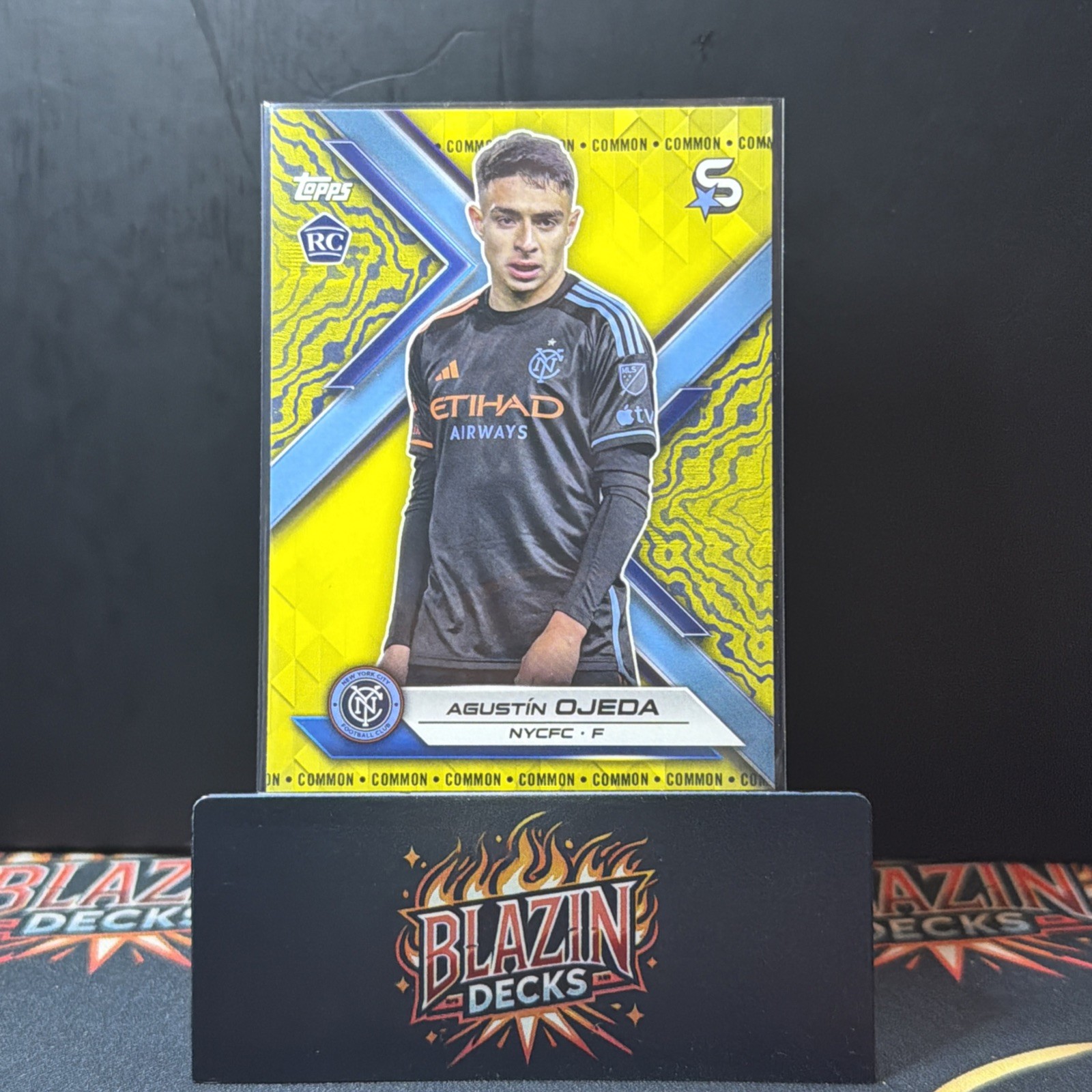 2024 Topps MLS Superstars #68 Agustín Ojeda Yellow Common RC