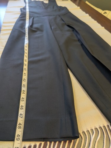 NEW! Club Monaco 2 Black Tropical Wool Sleeveless Jumpsuit $425 - Picture 13 of 13