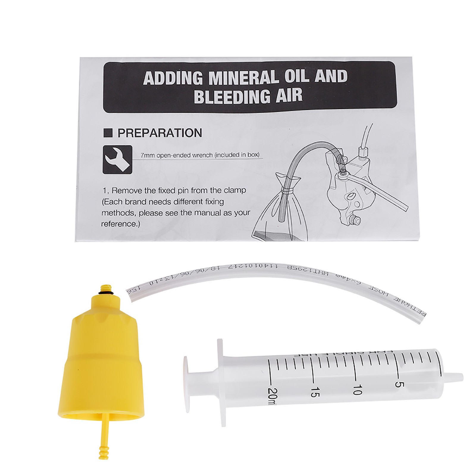 Hydraulic Bicycle Bike Disc Brake Mineral Oil Bleed Repair Tool Kit Cycling CU.
