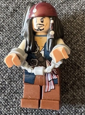 LEGO  Minifigure Pirates of the Caribbean poc001 Prisoner Captain Jack Sparrow