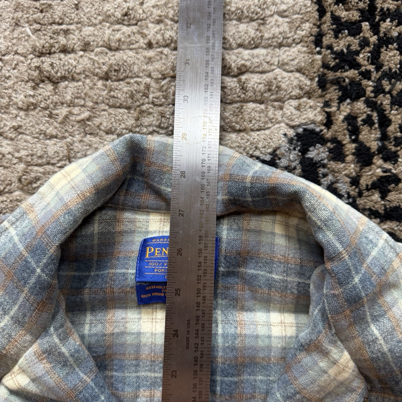 pendleton wool zip flannel Extra Large - image 5