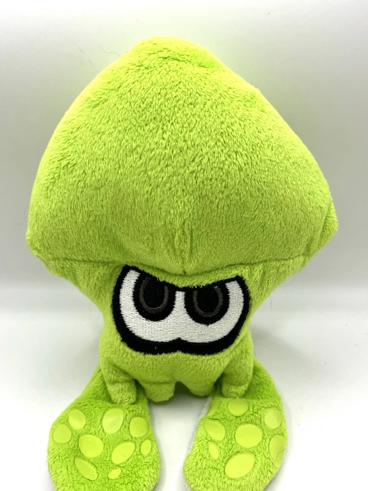 Juguete de peluche World of Nintendo - SPLATOON Green Squid 8" 2016 Foto 3 de 4