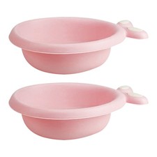 2pcs Kids Wash Basin Plastic Basin for Home Kitchen Travel Baby Washbasin