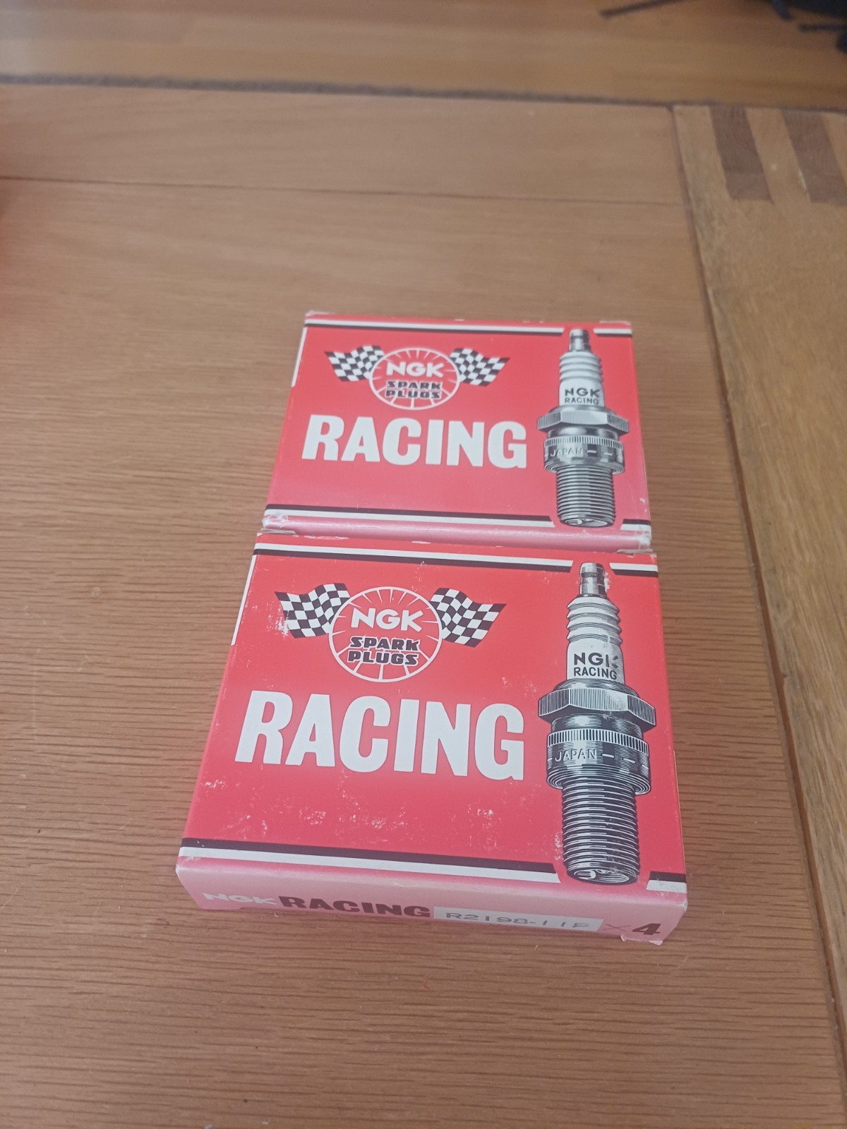 NGK Racing Spark Plugs R2198-11P  Genuine  New Old Stock NOS  Made in Japan