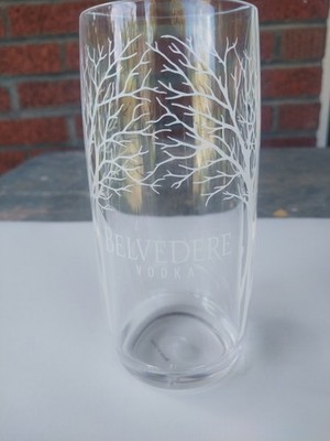 Belvedere Vodka acrylic drinking glass
