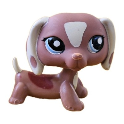 Littlest Pet Shop #1631 Dachshund Dog Dachshund Rare Original Hasbro LPS Authentic