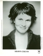 Country Folk Singer Songwriter SHAWN COLVIN B&W 8x10 Publicity PHOTO 2001