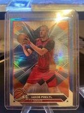 2023-24 Topps Chrome - Jakob Poeltl #59 Green Refractor /99