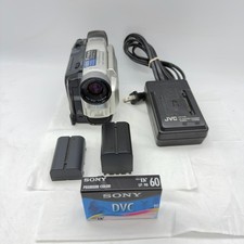 JVC GR-DVL505U Mini DV Digital Video Camcorder x2 Battery & Charger Tested