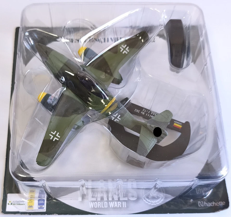 Hachette Aerei WWII 1:72 Messerschmitt Me 262 Luftwaffe 1944 Métal Diecast - Photo 2/3