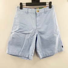 Polo Ralph Lauren Boys Classic Chino Shorts Light Blue Cotton Size 12