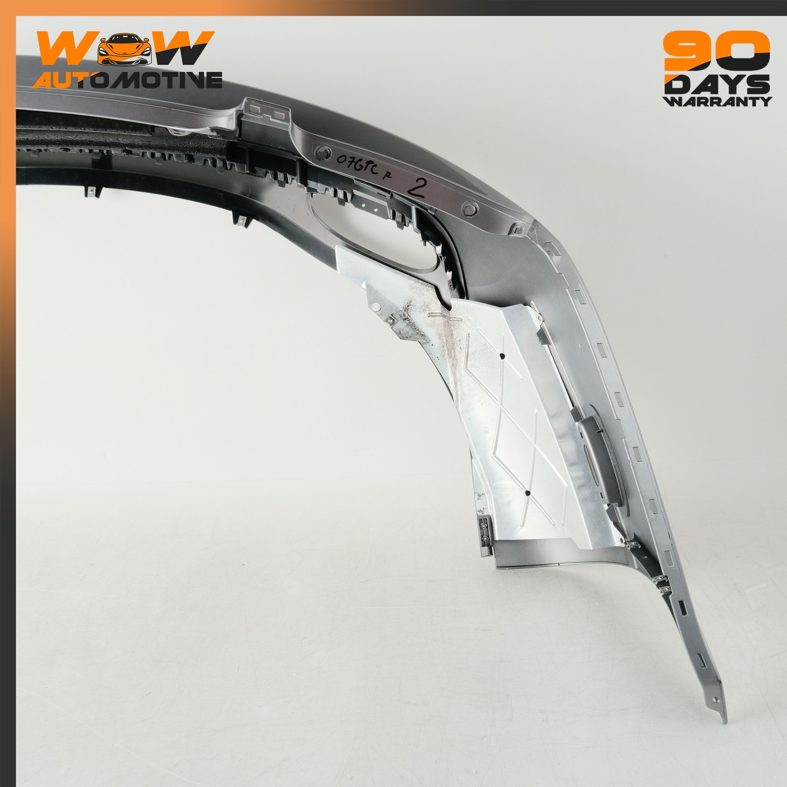 04-11 BENTLEY CONTINENTAL GTC REAR BUMPER COVER SILVER TEMPEST METALLIC 7P OEM