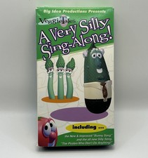 VeggieTales A Very Silly Sing-Along VHS Tape VTG Kids Songs Christian Nearly New