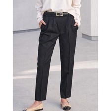 AYR The Power Metropolitan Wool Pleated Trouser Pants Sz 2 High Rise Tapered