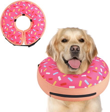 Inflatable Dog Cone Collar Alternative after Surgery, Doggie Neck Donut Collar R