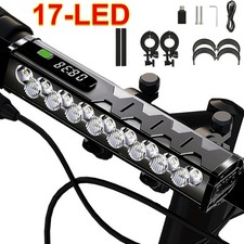 5000 Lumen Bike Lights Rechargeable Bicycle L...