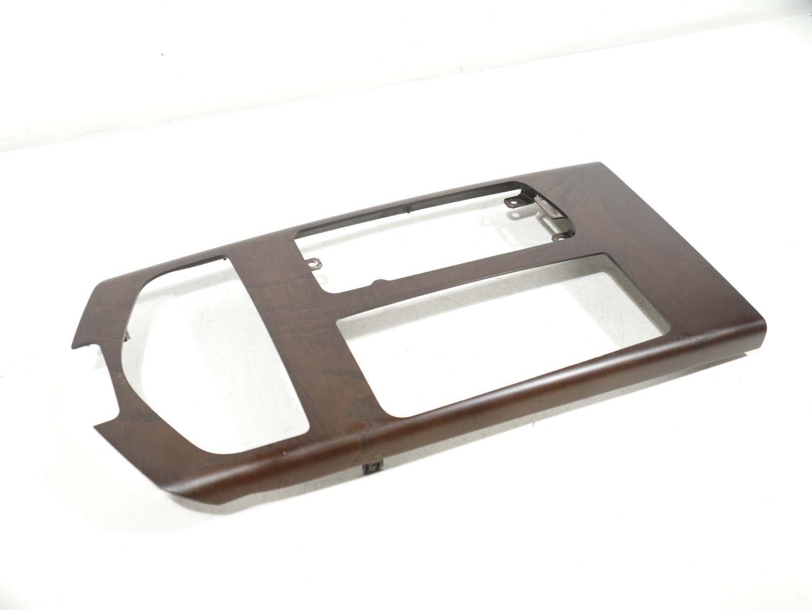 14-16 Maserati Ghibli Front & Rear Door Console Trim Bezel Walnut Wood Set OEM