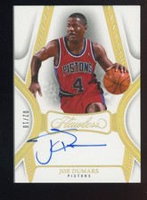 2024-25 Panini Flawless Gold Joe Dumars Detroit Pistons HOF AUTO 2/10