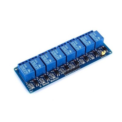 8 Kanal Relais Modul DC 5V Relaismodul mit Optokoppler für Raspberry Pi Ardui...
