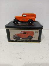 Harley Davidson 1932 Ford Panel Truck DieCast Dime Bank W/Tin 1:43 Scale NIB