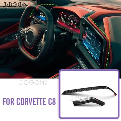 Cabon For Corvette C8 Z06 Stingray 26+ Dash Navigation Display Screen Upper Trim