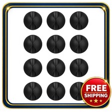 Cable Clips 12 Pack Black Adhesive Wire Organizer for Home Office