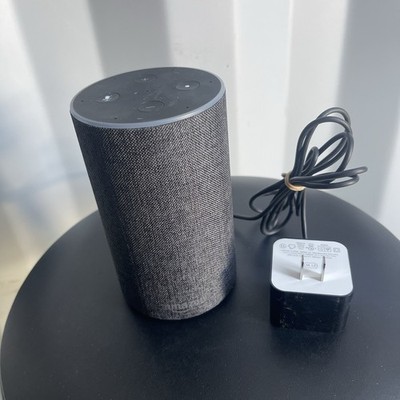 Amazon Echo 2nd Gen Smart Speaker Alexa Dolby Processing Charcoal Fabric