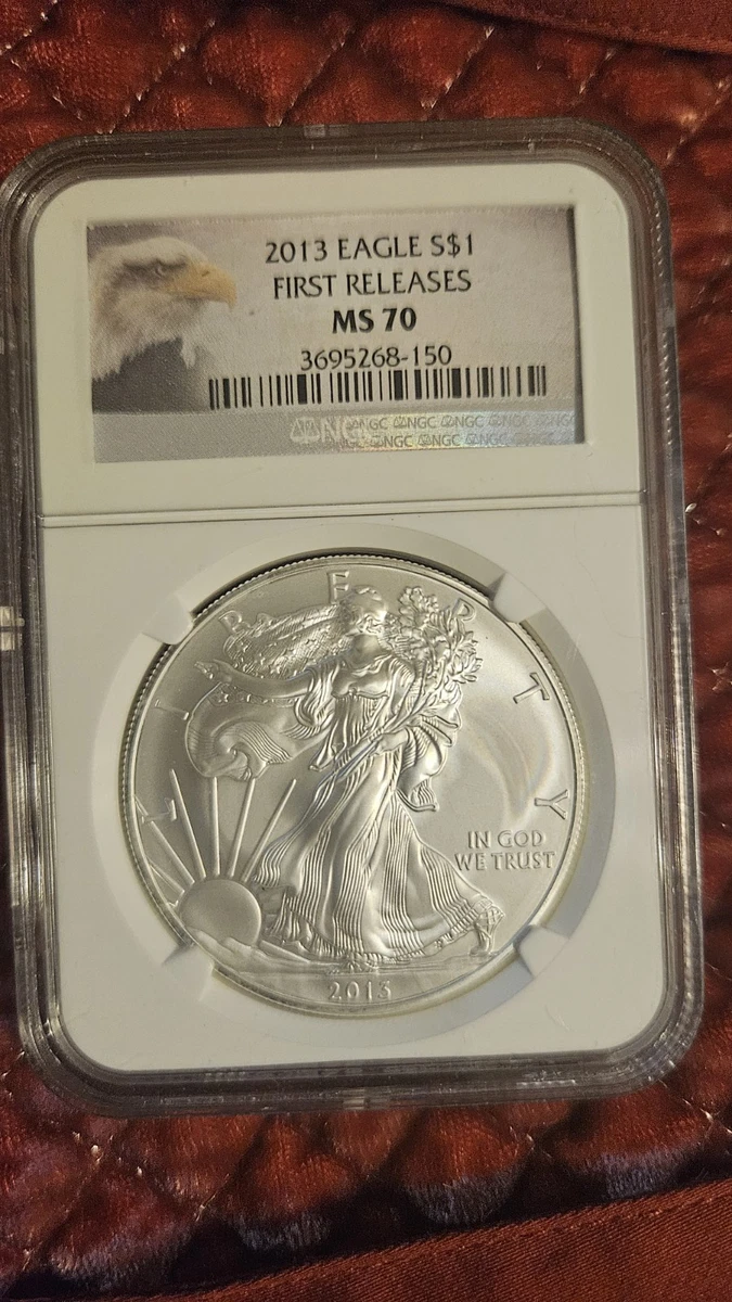 American Eagle MS 70 Graded 2013 Silver Bullion Coins for sale | eBay
