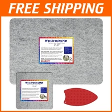 Portable 24"x18" + 10"x10" Felted Ironing Pad