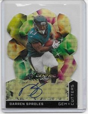DARREN SPROLES LEAF X CENTRIC GEM CUTTERS Gold Superfractor Auto Autograph 1/1