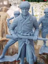 17 Vintage 6" PLASTIMARX Army Soldiers 6 RUSSIAN/ 5 American/4 Japanese/2 German