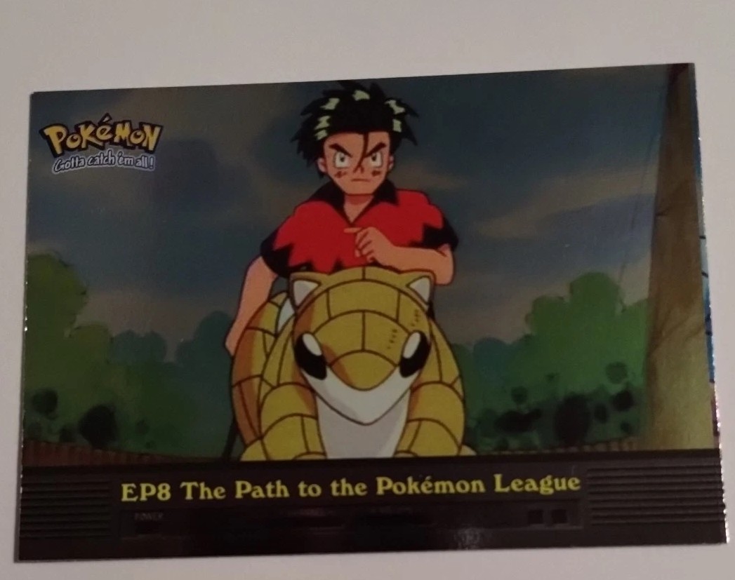 Pokemon Topps Chrome card Ep8 The Path to the Pokemon League non-TCG rare