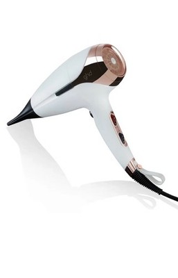 ghd Helios 1875W Ionic Hair Dryer White Pink Gold NEW Professional Salon Rare