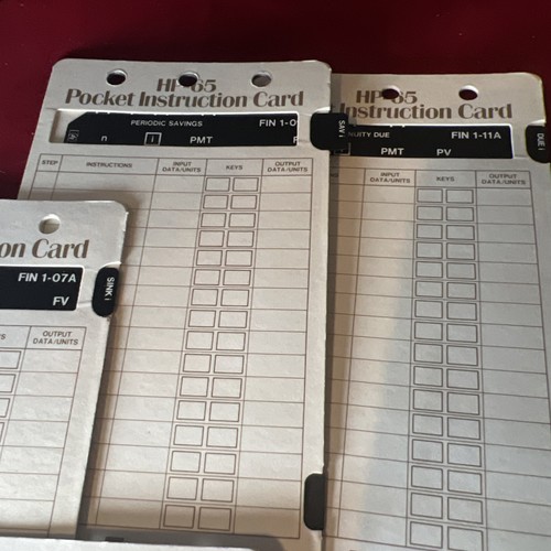 HP-65 Finance Pac 1 with Cards - Picture 5 of 6